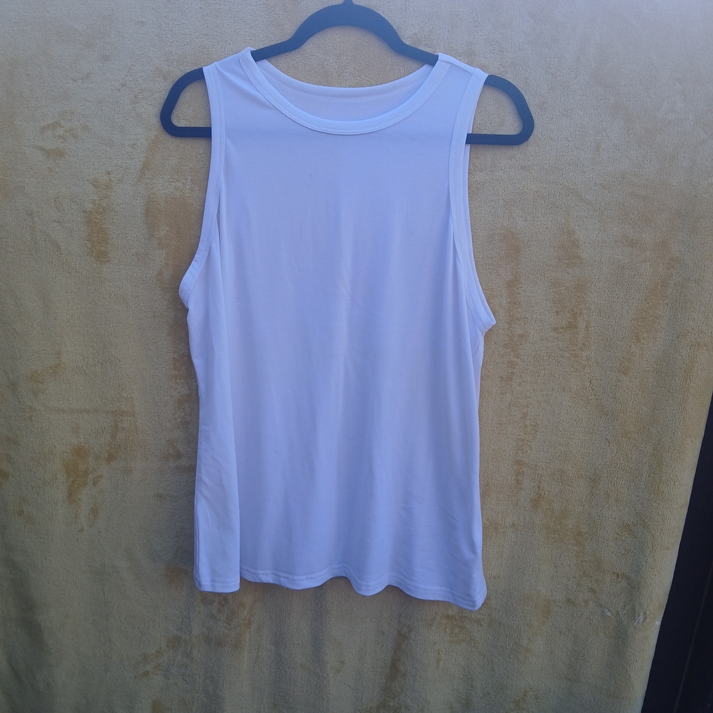 White Sleeveless Women's Top
